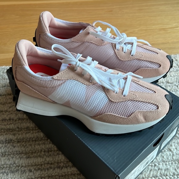 new balance 327 rose water